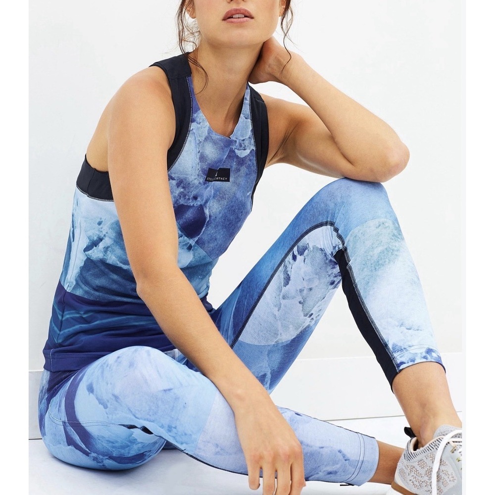 Adidas By Stella McCartney set Y2K activewear leggings and top XS A011417